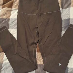 Lululemon Athletica Brown Wunder Train Leggings